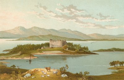 Dunstaffnage Castle und Loch Etive von English School